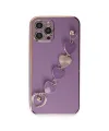 Apple İphone 12 Pro Max Kılıf Esila Silikon - Mor
