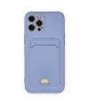 Apple İphone 12 Pro Max Kılıf Kelvin Kartvizitli Silikon - Lila