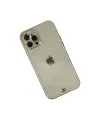 Apple İphone 12 Pro Max Kılıf Liva Taşlı Silikon - Beyaz