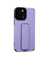 Apple İphone 12 Pro Max Kılıf Mega Standlı Silikon - Lila