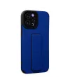 Apple İphone 12 Pro Max Kılıf Mega Standlı Silikon - Mavi