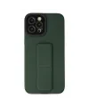 Apple iPhone 12 Pro Max Kılıf Mega Standlı Silikon - Yeşil