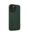 Apple iPhone 12 Pro Max Kılıf Mega Standlı Silikon - Yeşil