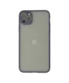 Apple iPhone 12 Pro Max Kılıf Montreal Silikon Kapak - Gri