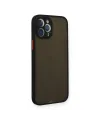 Apple iPhone 12 Pro Max Kılıf Montreal Silikon Kapak - Siyah