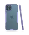 Apple İphone 12 Pro Max Kılıf Platin Silikon - Lila