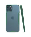 Apple İphone 12 Pro Max Kılıf Platin Silikon - Yeşil