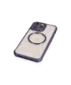 Apple İphone 12 Pro Max Kılıf Prag Magneticsafe Kapak - Derin Mor
