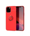 Apple İphone 12 Pro Max Kılıf Range Yüzüklü Silikon - Kırmızı
