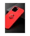 Apple İphone 12 Pro Max Kılıf Range Yüzüklü Silikon - Kırmızı