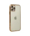 Apple İphone 12 Pro Max Kılıf Razer Lensli Silikon - Gold