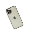Apple İphone 12 Pro Max Kılıf Razer Lensli Silikon - Siyah