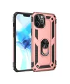 Apple İphone 12 Pro Max Kılıf Sofya Yüzüklü Silikon Kapak - Rose