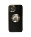 Apple İphone 12 Pro Max Kılıf Store Silikon - Siyah