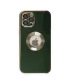 Apple iPhone 12 Pro Max Kılıf Store Silikon - Yeşil