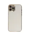 Apple İphone 12 Pro Max Kılıf Volet Silikon - Beyaz