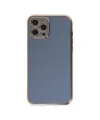 Apple İphone 12 Pro Max Kılıf Volet Silikon - Mavi