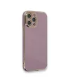 Apple iPhone 12 Pro Max Kılıf Volet Silikon - Mor