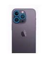 Apple İphone 12 Pro Max Neon Fosforlu Kamera Lens - Mavi