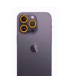 Apple İphone 12 Pro Max Neon Fosforlu Kamera Lens - Sarı