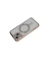 Apple İphone 13 Kılıf Joke Simli Magneticsafe Kılıf - Gold