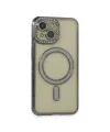 Apple İphone 13 Kılıf Joke Simli Magneticsafe Kılıf - Gri