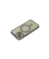 Apple İphone 13 Kılıf Joke Simli Magneticsafe Kılıf - Gri