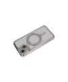 Apple İphone 13 Kılıf Joke Simli Magneticsafe Kılıf - Pembe