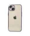 Apple iPhone 13 Kılıf Razer Lensli Silikon - Mor