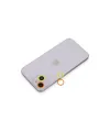 Apple İphone 13 Mini Renkli Kamera Lens Koruma Cam - Sarı-turuncu