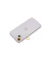 Apple İphone 13 Mini Renkli Kamera Lens Koruma Cam - Turuncu-yeşil