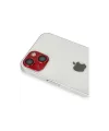Apple iPhone 13 Pers Alüminyum Kamera Lens - Kırmızı