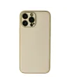 Apple İphone 13 Pro Kılıf Coco Deri Silikon Kapak - Gold