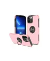 Apple İphone 13 Pro Kılıf Elit Yüzüklü Kapak - Pembe