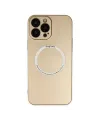 Apple iPhone 13 Pro Kılıf Jack Magneticsafe Lens Silikon - Gold