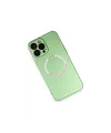 Apple iPhone 13 Pro Kılıf Jack Magneticsafe Lens Silikon - Yeşil