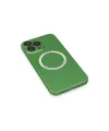 Apple iPhone 13 Pro Kılıf Jack Magneticsafe Lens Silikon - Yeşil