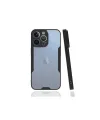Apple İphone 13 Pro Kılıf Platin Silikon - Siyah