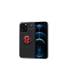 Apple İphone 13 Pro Kılıf Range Yüzüklü Silikon - Siyah-kırmızı