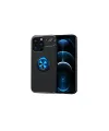 Apple İphone 13 Pro Kılıf Range Yüzüklü Silikon - Siyah-mavi