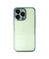 Apple iPhone 13 Pro Kılıf Razer Lensli Silikon - Açık Mavi