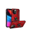 Apple İphone 13 Pro Kılıf Sofya Yüzüklü Silikon Kapak - Kırmızı