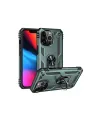 Apple İphone 13 Pro Kılıf Sofya Yüzüklü Silikon Kapak - Yeşil