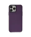 Apple İphone 13 Pro Max Kılıf Anka Pc Sert Metal Kapak - Mor