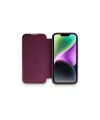 Apple İphone 13 Pro Max Kılıf Dolpin Kapaklı - Derin Mor