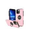 Apple iPhone 13 Pro Max Kılıf Elit Yüzüklü Kapak - Pembe