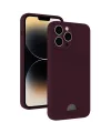 Apple İphone 13 Pro Max Kılıf Kelvin Kartvizitli Silikon - Derin Mor