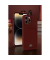 Apple İphone 13 Pro Max Kılıf Kelvin Kartvizitli Silikon - Lila