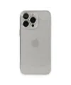 Apple İphone 13 Pro Max Kılıf Luko Lens Silikon - Gümüş