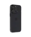 Apple İphone 13 Pro Max Kılıf Luko Lens Silikon - Siyah